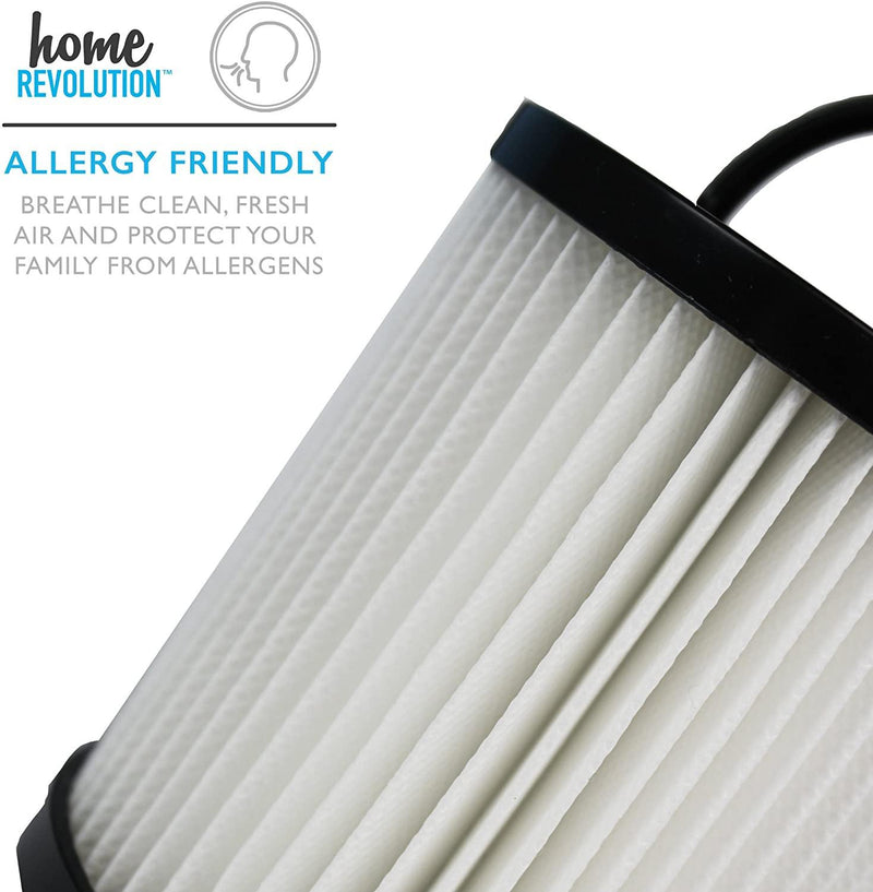 Home Revolution 4 HEPA Filters, Fits Eureka DCF-21 Airspeed Upright Bagless & Comfort Clean Models - Breathe Naturally