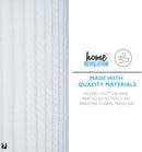 Home Revolution 4 HEPA Filters, Fits Eureka DCF-21 Airspeed Upright Bagless & Comfort Clean Models - Breathe Naturally