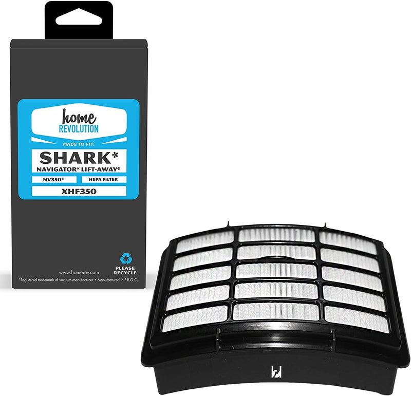 Home Revolution Replacement HEPA Filter, Fits Shark Navigator Filter Part XHF350 and NV350 Series Lift Away Models - Breathe Naturally