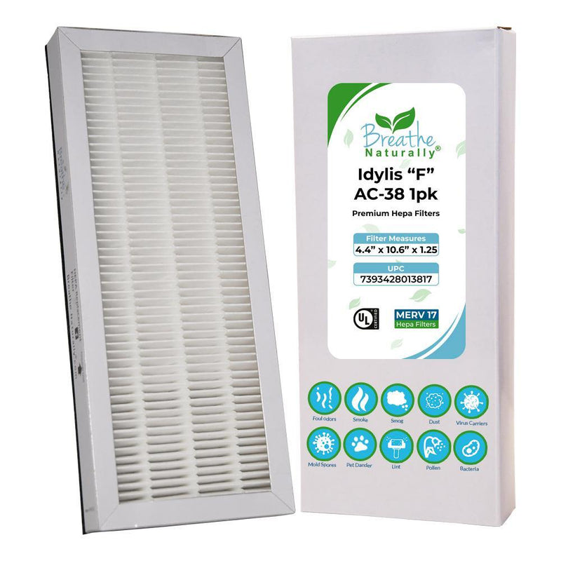 Idylis "F" AC-38 Replacement HEPA Filter - Breathe Naturally