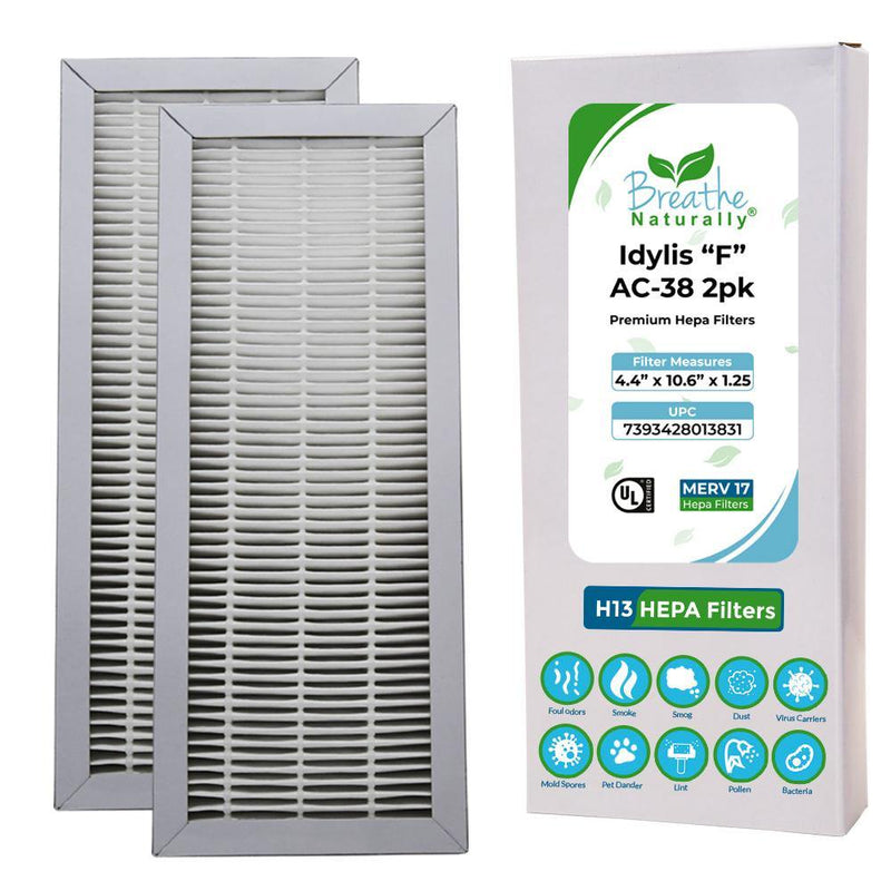 Idylis "F" AC-38 Replacement HEPA Filter - Breathe Naturally