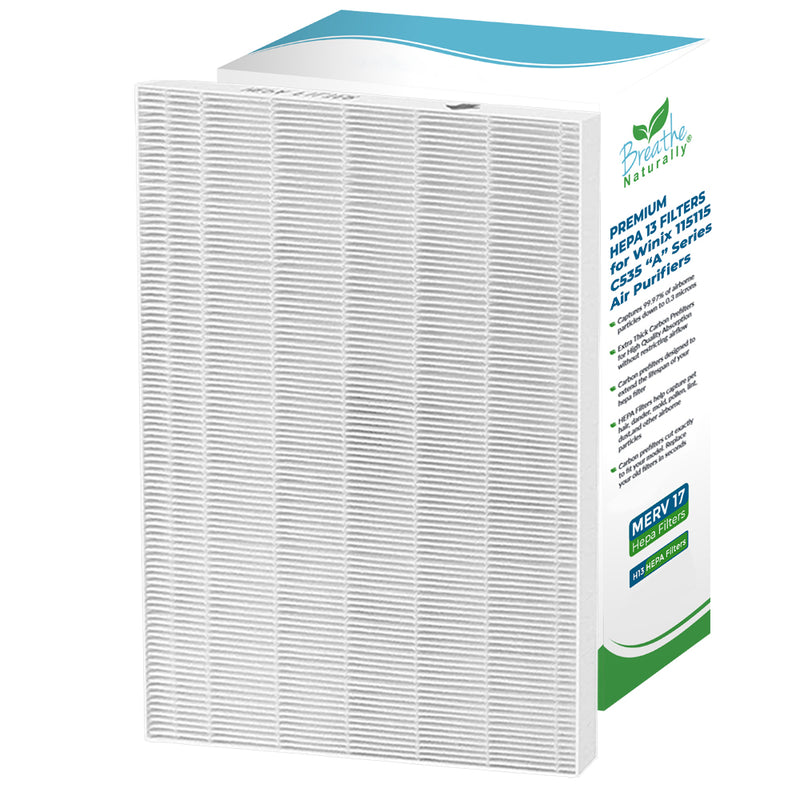 Winix C535, Plasmawave 5300, 6300 and Aeramax 300/290 Replacement HEPA Filters.