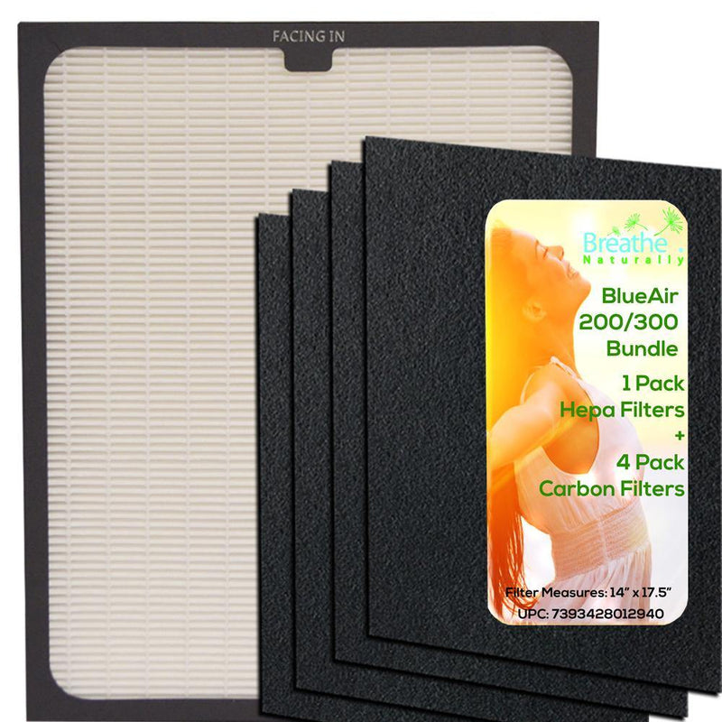 BlueAir 200/300 Series Replacement HEPA + Carbon Pre-Filter Bundle - Breathe Naturally