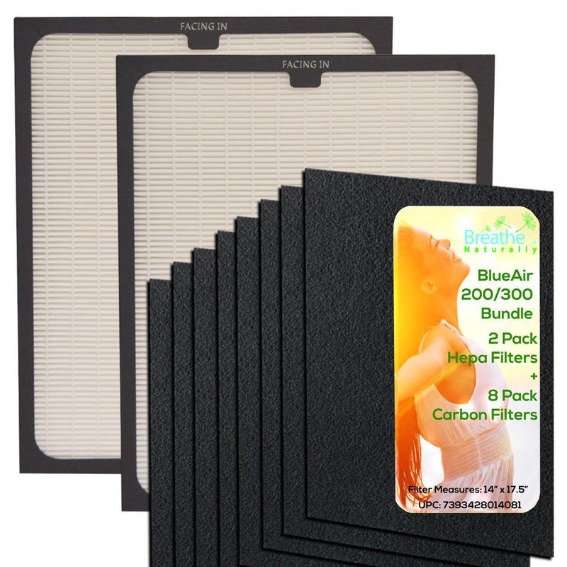 BlueAir 200/300 Series Replacement HEPA + Carbon Pre-Filter Bundle - Breathe Naturally