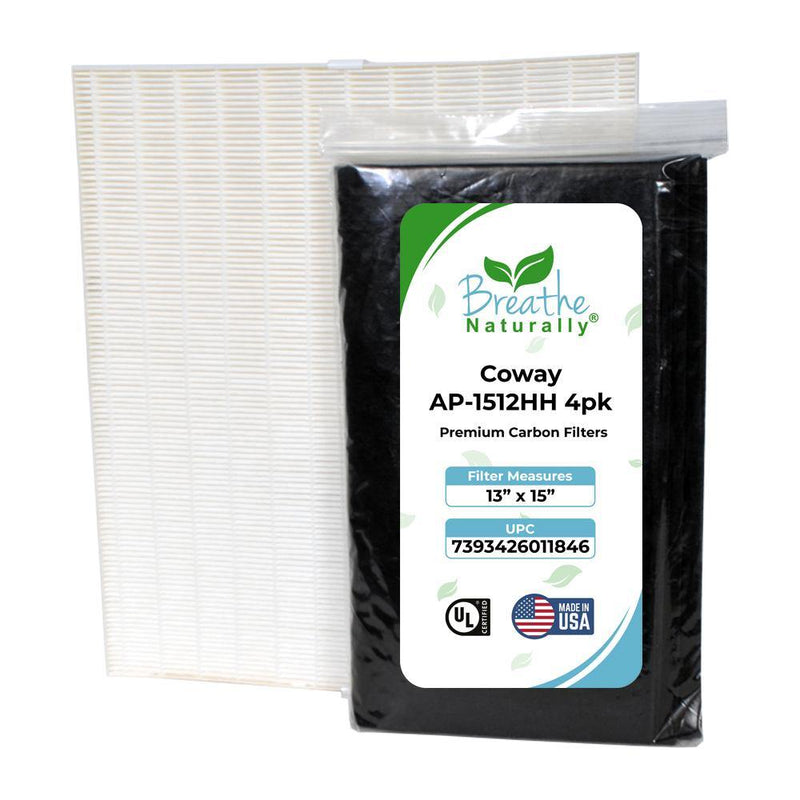 Coway AP-1512HH Filter B Replacement HEPA + Carbon Pre-Filter Bundle - Breathe Naturally