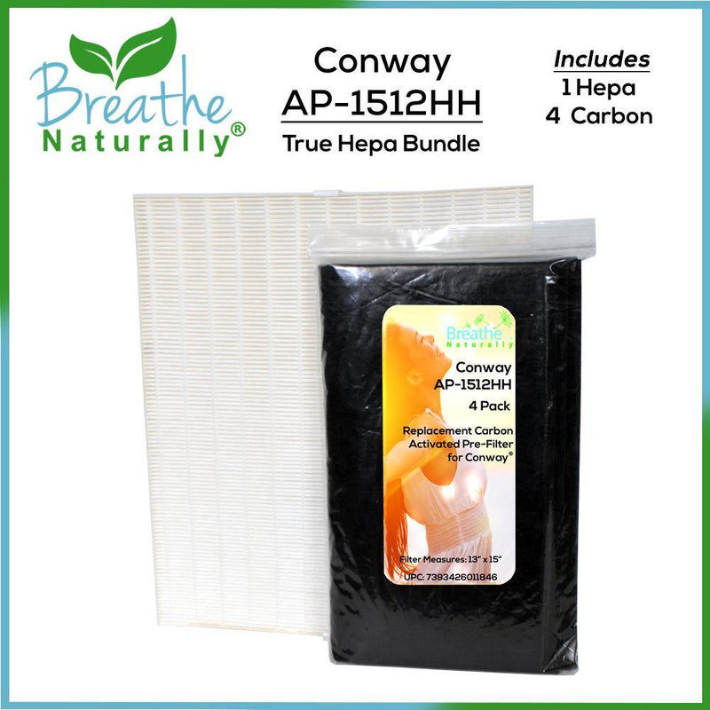 Coway AP-1512HH Filter B Replacement HEPA + Carbon Pre-Filter Bundle - Breathe Naturally