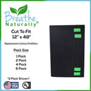 Universal Cut to Fit Replacement Carbon Pre-Filter - 12" x 48"