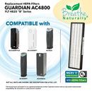GermGuardian FLT4825 Filter B Replacement HEPA + Carbon Pre-Filter Bundle
