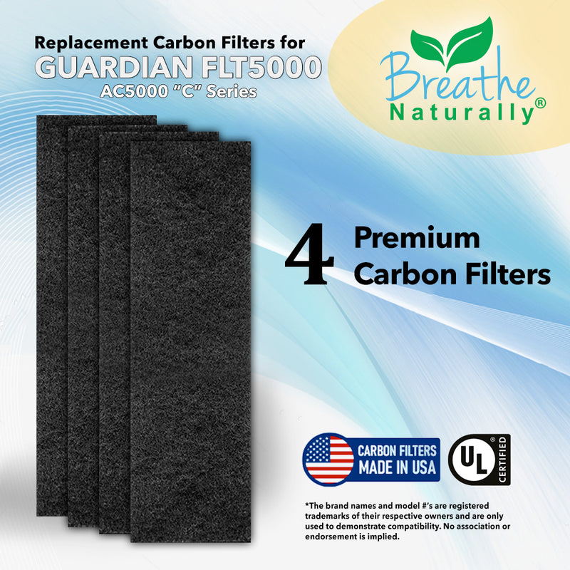 GermGuardian FLT5000/FLT5250PT Replacement Carbon Pre Filters