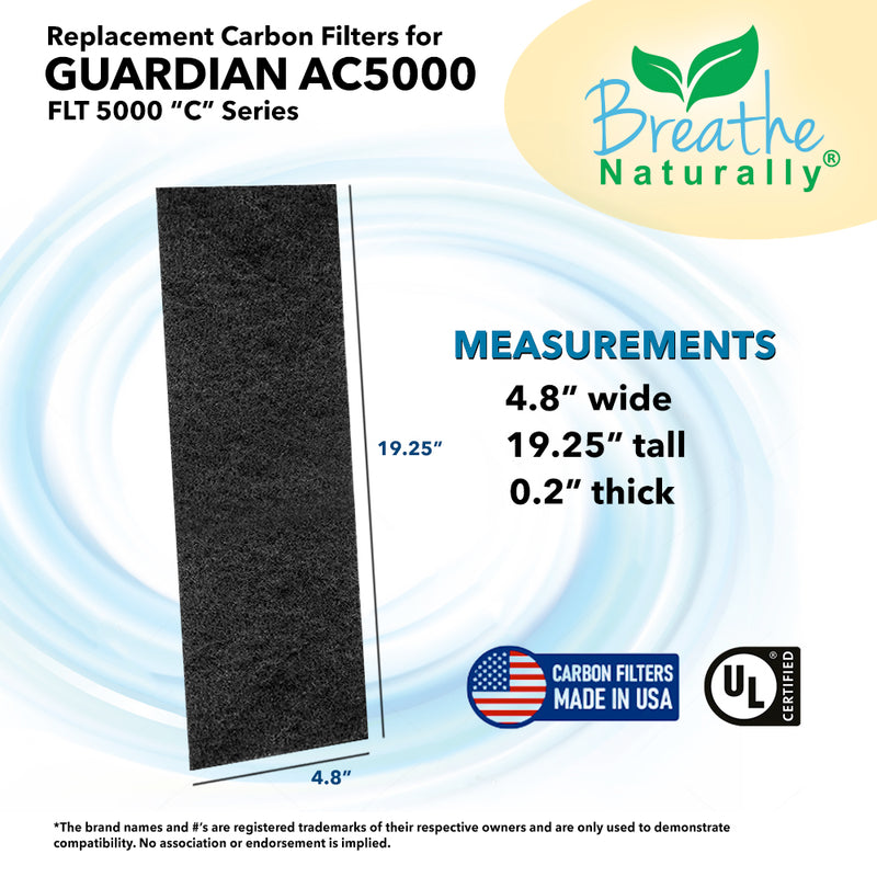 GermGuardian FLT5000/FLT5250PT Replacement Carbon Pre Filters
