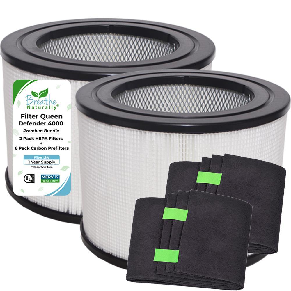 Filter Queen Defender 4000 Series Replacement HEPA + Carbon PreFilter