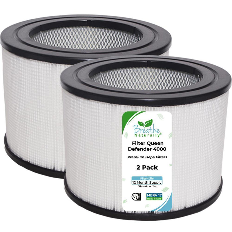 Filter Queen Defender 4000 Series Replacement HEPA Filters - Breathe Naturally