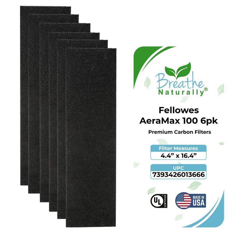 Fellowes AeraMax100 Replacement Carbon Pre-Filters - Breathe Naturally