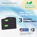 Filter Queen Defender 4000 Series Replacement Carbon Pre Filters