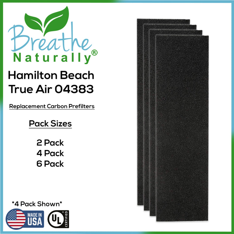 Hamilton Beach True Air 04383 Replacement Carbon Pre-Filter