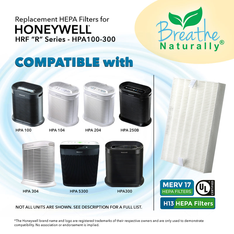 Honeywell Filter "R" Replacement HEPA Filter - HRF-R1, HRF-R2, HRF-R3