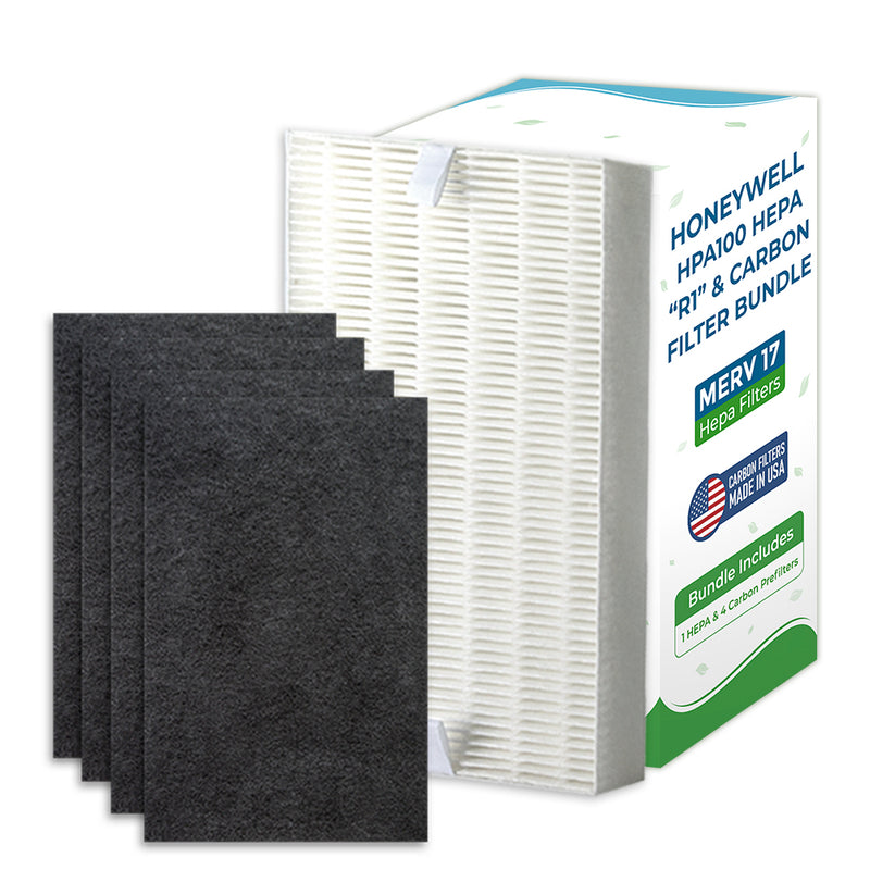 Honeywell "R" Replacement HEPA + Carbon Pre-Filter Bundle - R1, R2, R3