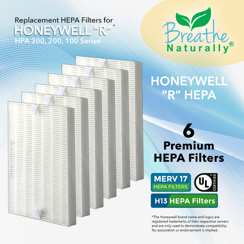 Honeywell Filter "R" Replacement HEPA Filter - HRF-R1, HRF-R2, HRF-R3