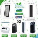 Honeywell HRF-C1 / HHT-011 Replacement HEPA + Carbon Filter Bundle