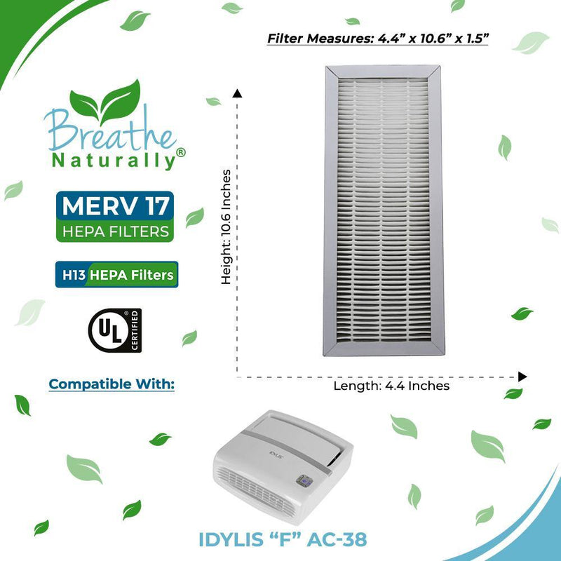 Idylis "F" AC-38 Replacement HEPA Filter - Breathe Naturally