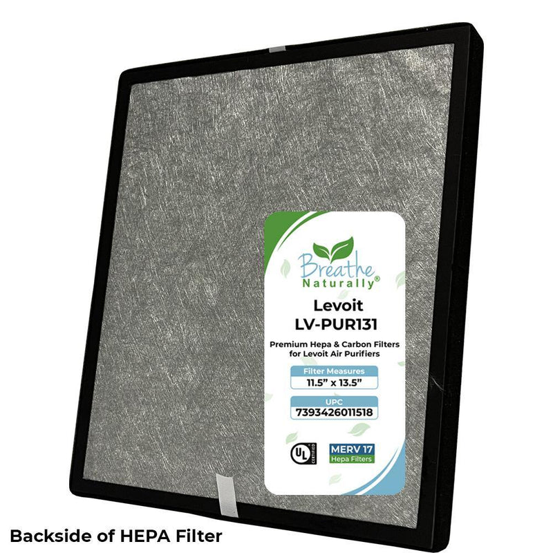 Levoit LV-PUR131 Replacement HEPA Filter + Carbon Pad - Breathe Naturally