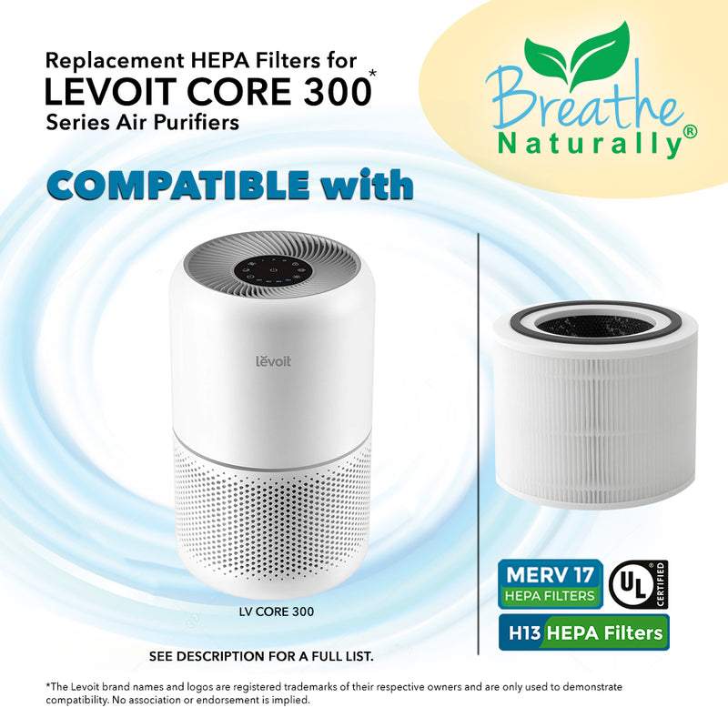 Levoit Air Purifier LV-PUR131-RF 2-Pack Replacement Filter True Hepa Filters