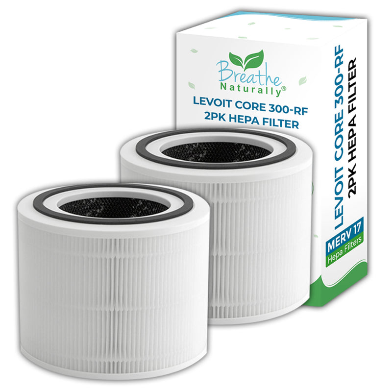 Levoit Core 300 Replacement HEPA Filters - LV Core 300rf - 2 HEPA Filters