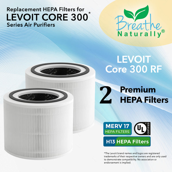 Levoit -pur131 Replacement Filter Set - 2 Hepa Filters & 2