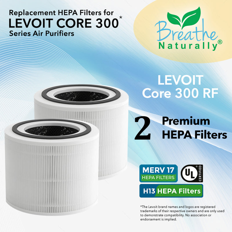 Replacement Filters for LEVOIT LV-PUR131 Air Filter Purifier HEPA