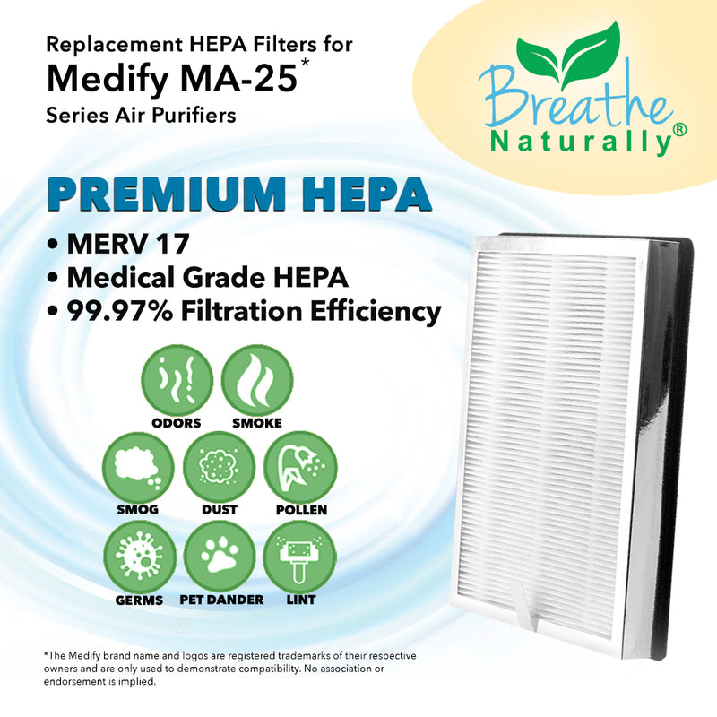 Medify MA-25 Replacement HEPA Filters