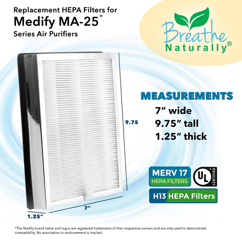 Medify MA-25 Replacement HEPA Filters