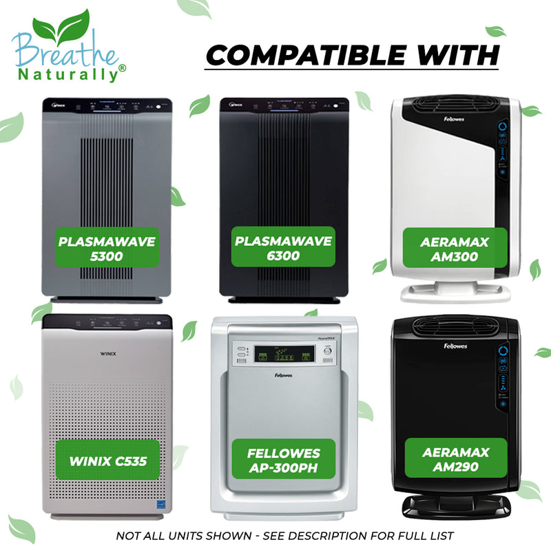 115115 Filtro di ricambio A per purificatore d'aria Winix PlasmaWave C535, 5300, 5300-2, 6300, 6300-2, AM90, P300, 2 True HEPA misura 21 filtro A e 8 prefiltri a carbone attivo PETOX 115115 Filtro di ricambio A per purificatore d'aria Winix PlasmaWave C535, 5300, 5300-2, 6300, 6300-2, AM90, P300, 2 True HEPA misura 21 filtro A e 8 prefiltri a carbone attivo PETOX