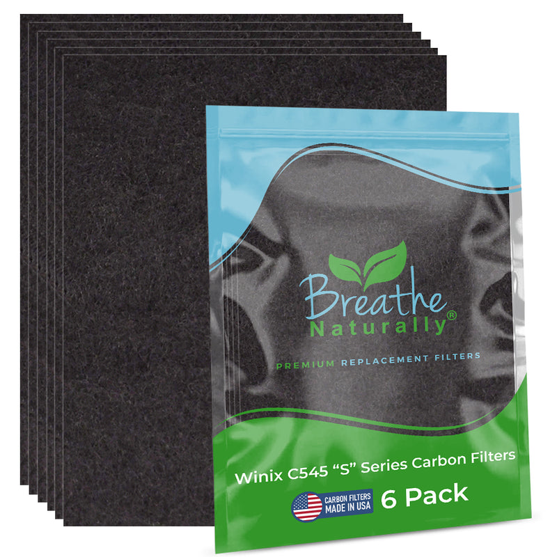 Breathe Naturally Replacement Winix Filter "S" Carbon Filters for Winix C545 Series Air Purifiers